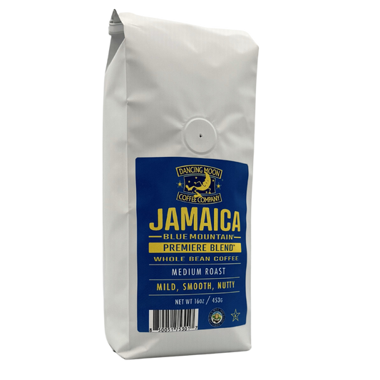 JAMAICA BLUE MOUNTAIN® Premiere Blend, WHOLE BEAN Coffee, 16 oz Bag