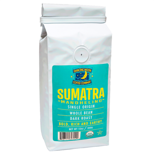 SUMATRA MANDHELING, Whole Bean, 12 oz Bag