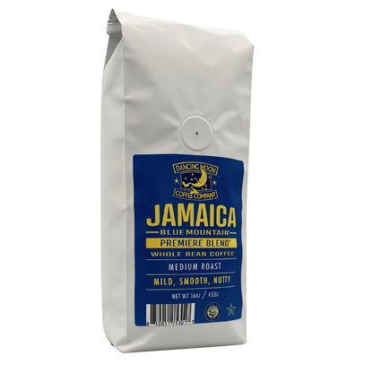 JAMAICA BLUE MOUNTAIN® Premiere Blend, WHOLE BEAN Coffee, 16 oz Bag