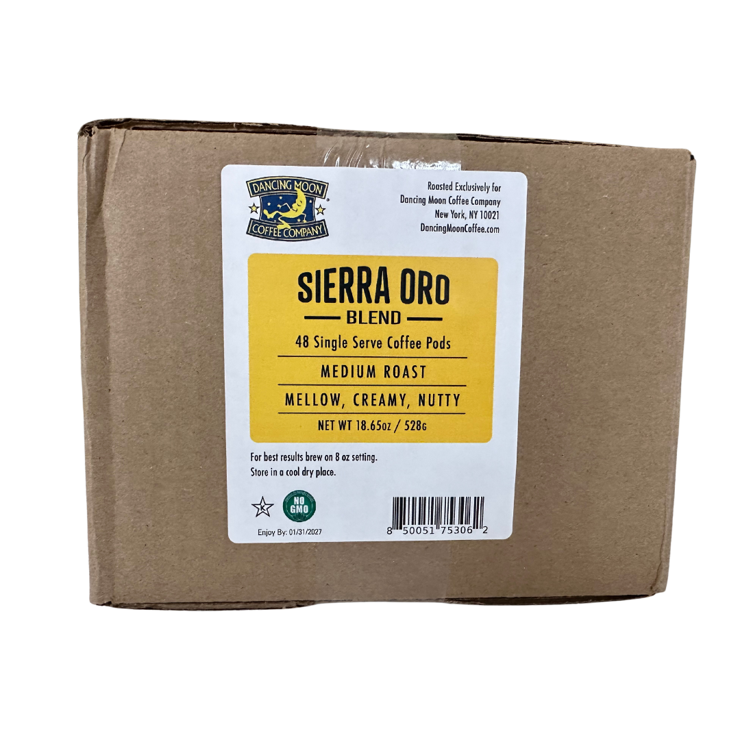 SIERRA ORO BLEND - Single Serve Coffee Pods, 48 ct Box