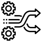 gears and arrows logo
