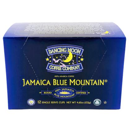 box of 100% JAMAICA BLUE MOUNTAIN ® Single Serve Pods, 12 CT Box